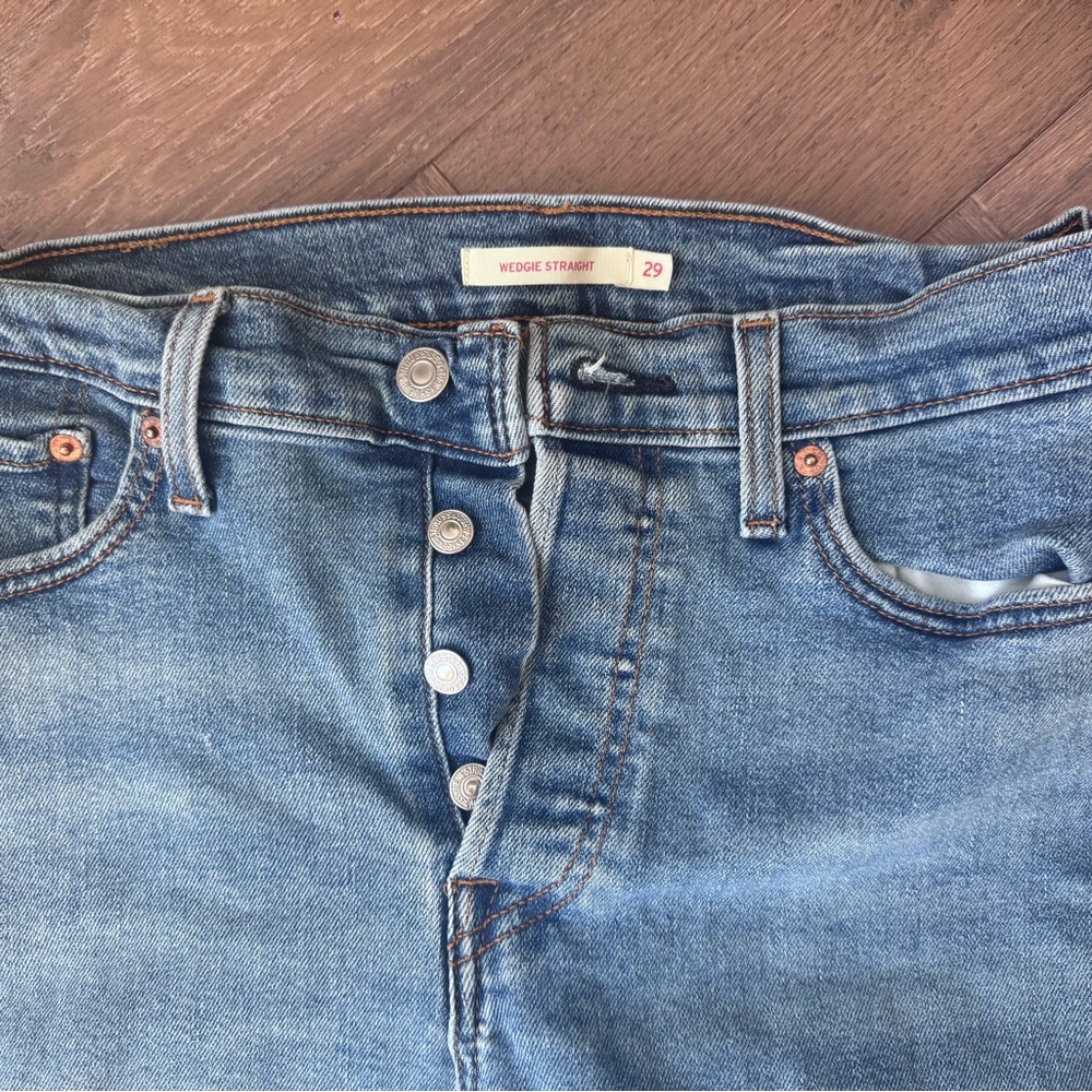 Levi's Blue Straight Leg Women's Jeans